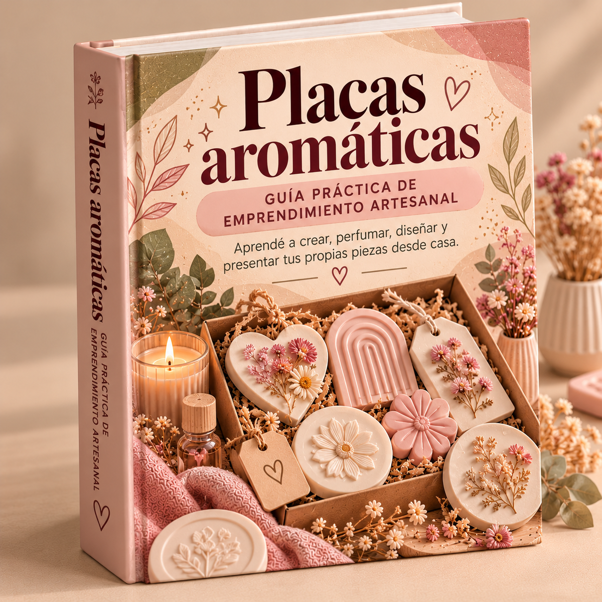 PLACAS AROMÁTICAS - GUÍA PRÁCTICA DE EMPRENDIMIENTO ARTESANAL + 4 BONOS DE REGALO